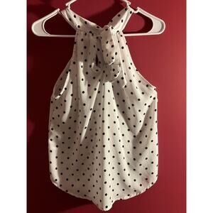Polka Dot Halter Blouse